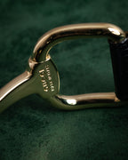 “GUCCI” 90’s-00’s Lizard horsebit bracelet