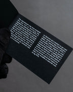 "Saint Laurent" Crocodile embossed leather bi-fold money clip