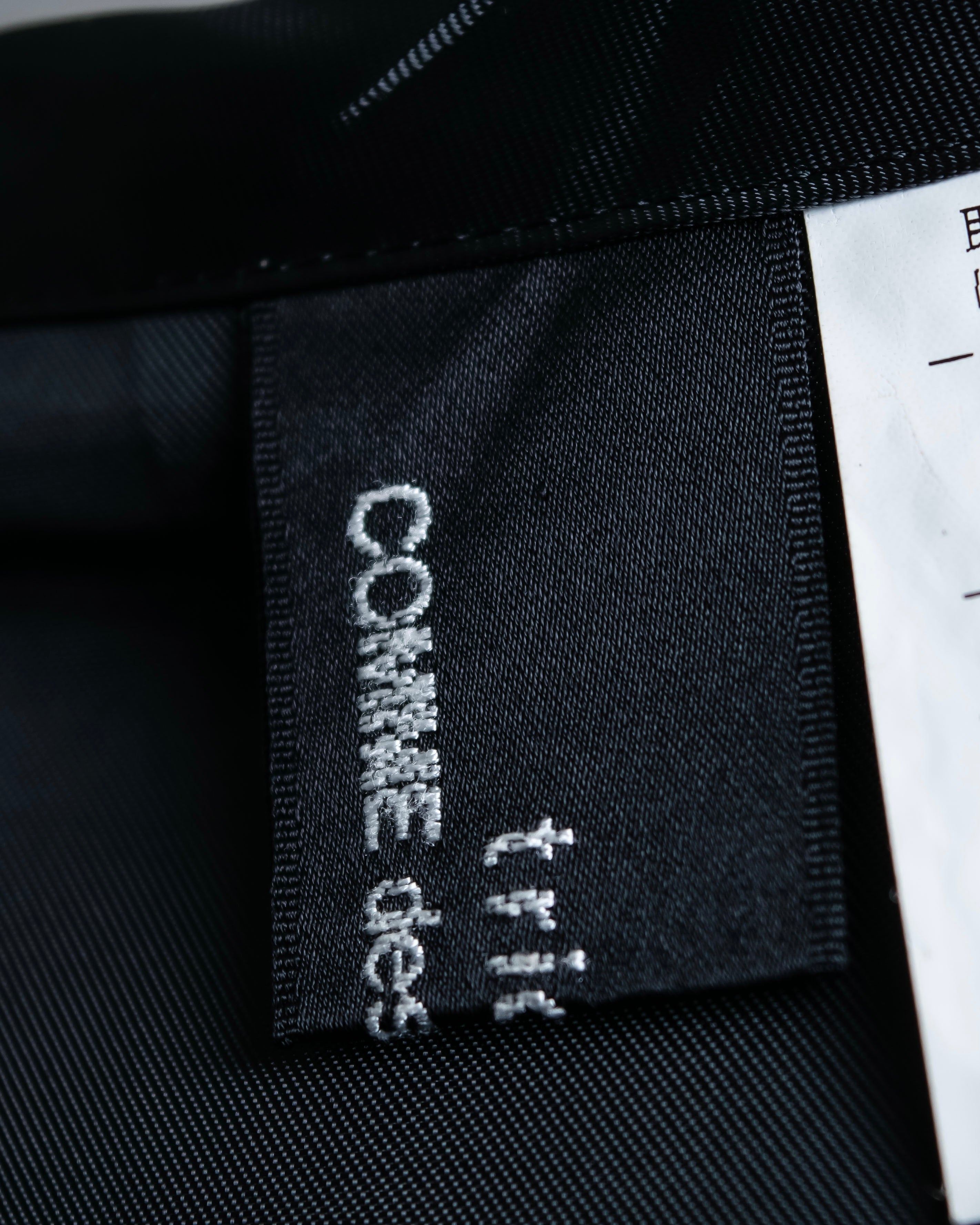 “tricot COMME des Garçons AD1999" Ribbon designed long skirt