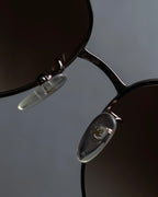 "LOEWE" Temple chain detail teardrop frame sunglasses