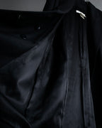 “Christian Dior” 90’s sculpted herringbone chester coat