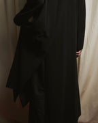 Abrigo con cuello alto y cinturón de los años 90-00 de Max Mara