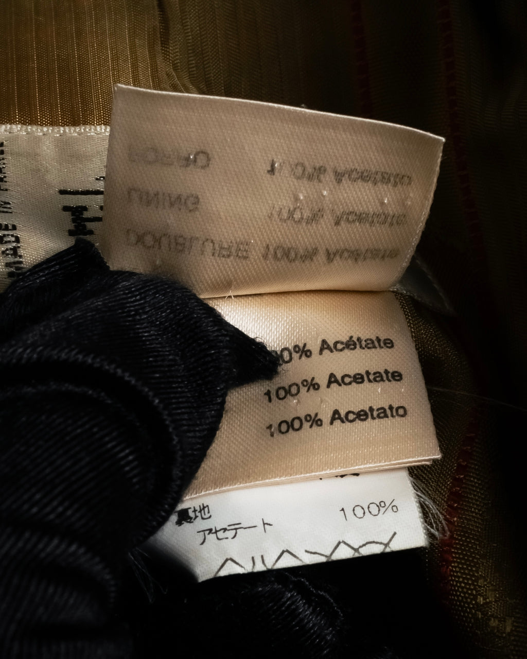 -SPECIAL- "HERMES" 90's Military-inspired zip design tailored jacket