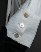 "GIORGIO ARMANI" Delicate striped white shirt