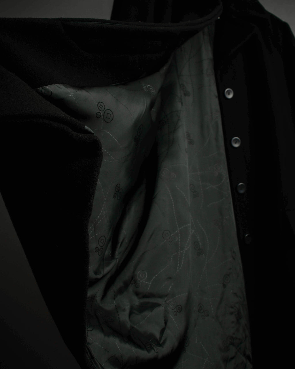 "KENZO" JUNGLE red tag period shaped chester coat