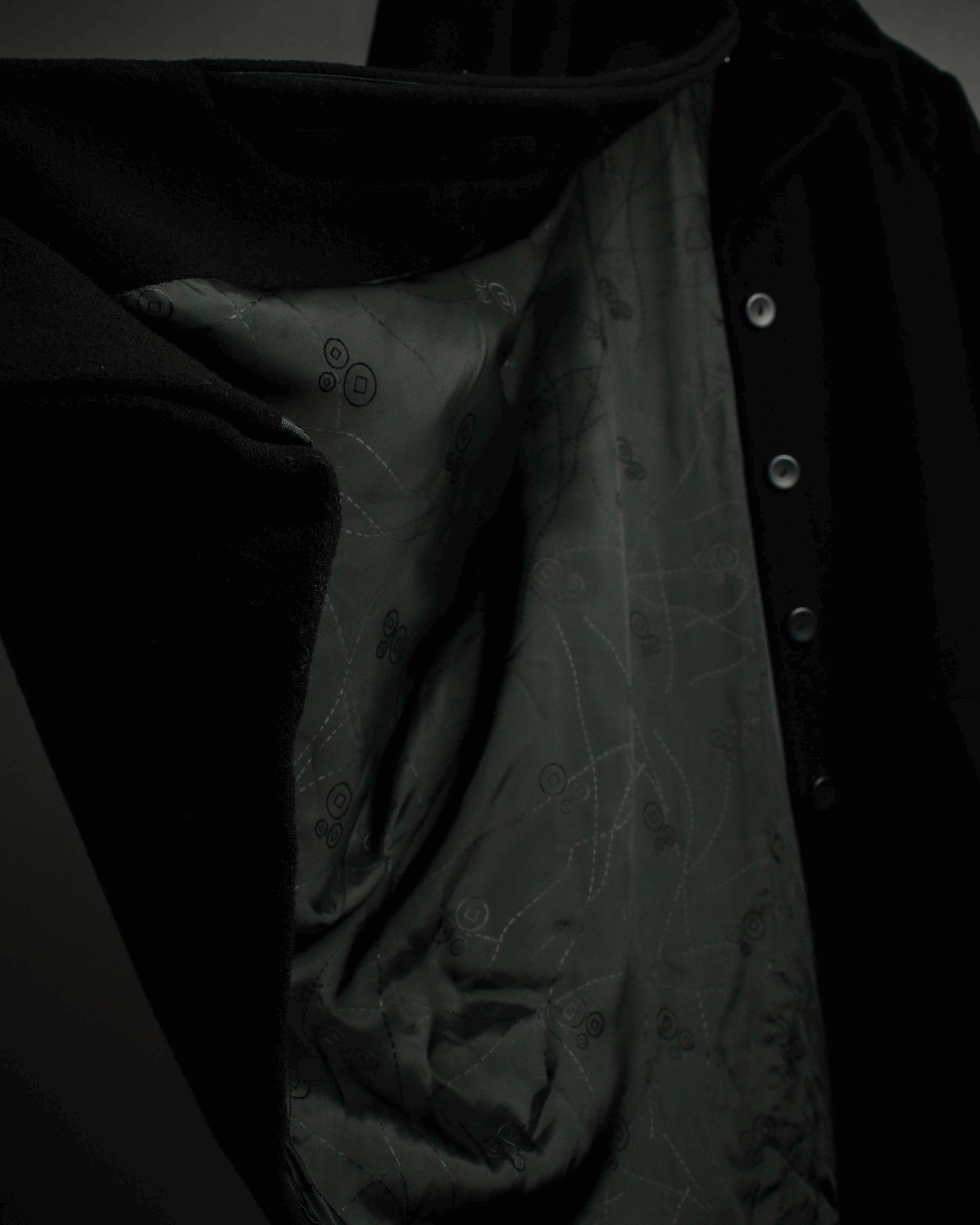 "KENZO" JUNGLE red tag period shaped chester coat