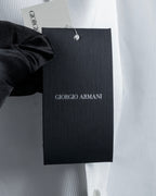 "GIORGIO ARMANI" Belt included bow tie dress shirt