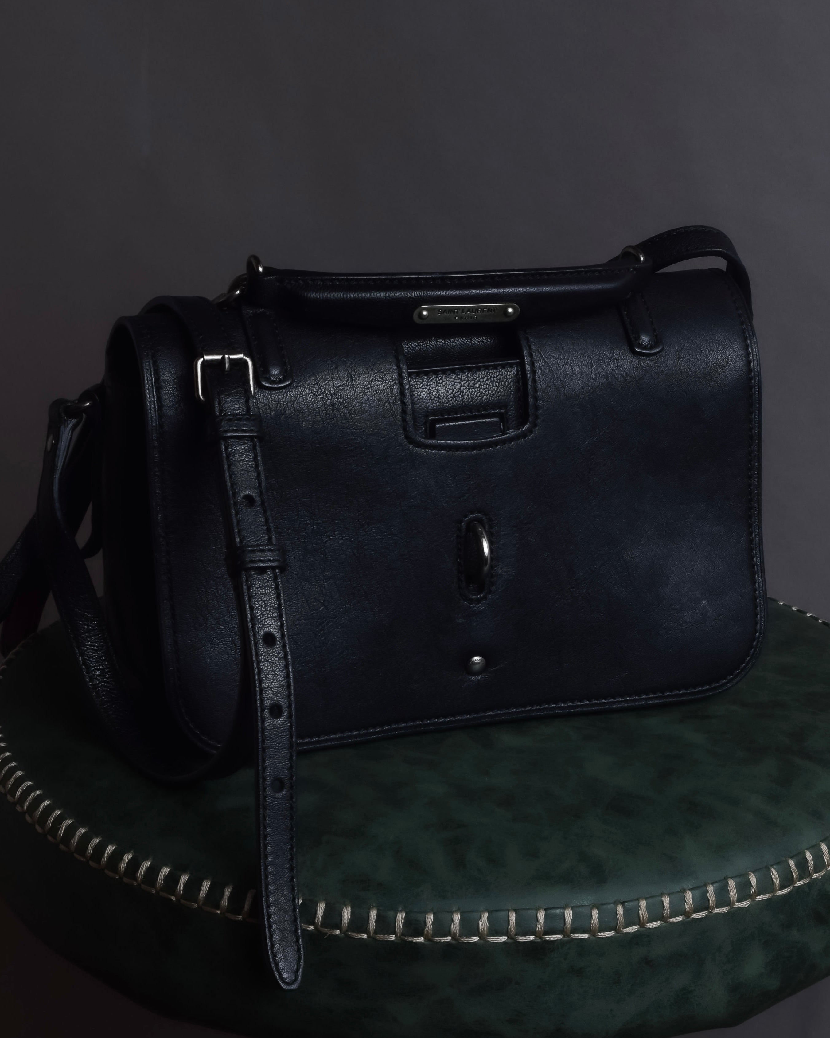 "Saint Laurent" Charlotte leather messenger bag