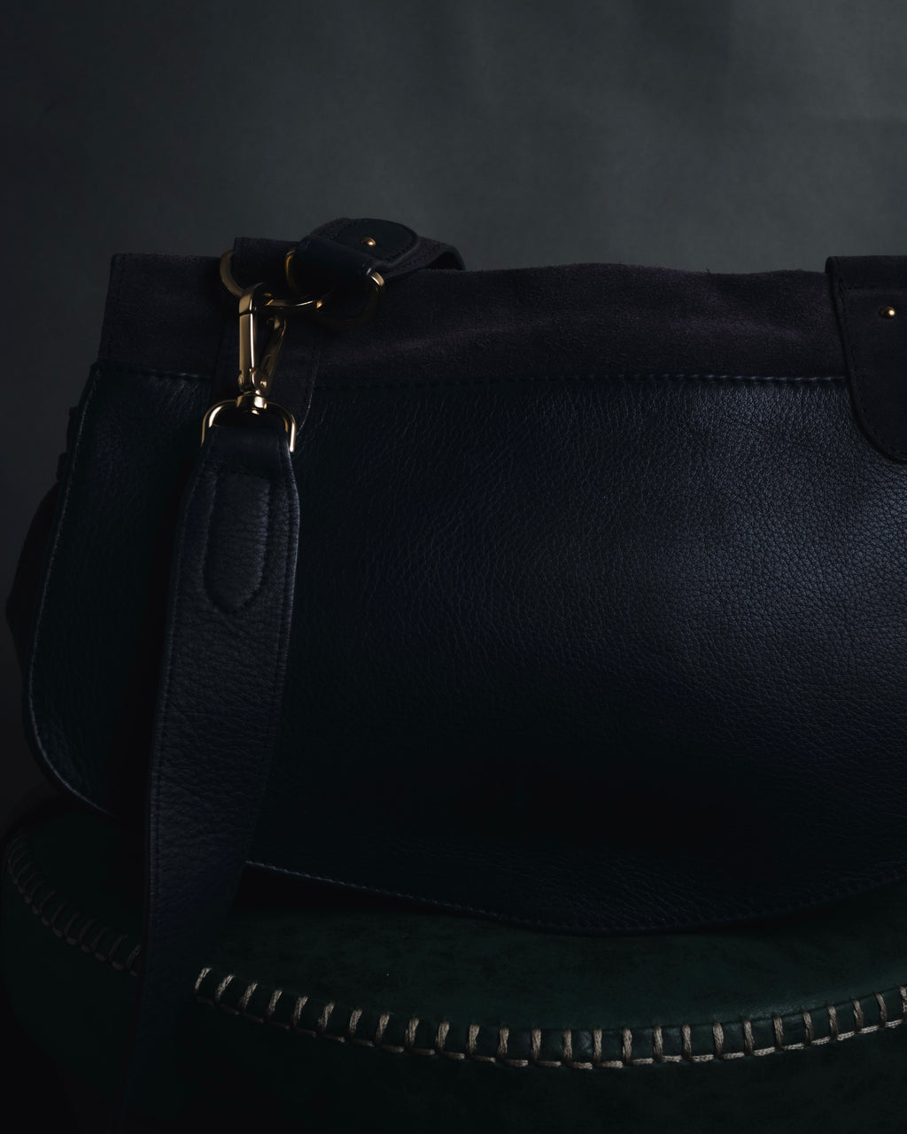 "See By Chloé" 2010s Suede tassel saddle Collins shoulder bag