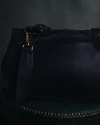 "See By Chloé" 2010s Suede tassel saddle Collins shoulder bag