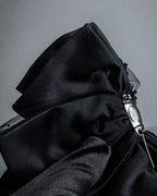 "CHANEL" 16AW Tulle lace design ribbon brooch