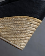 "Jimmy Choo" Leather combination wedge sole heel sandals