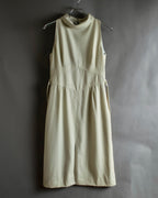 "VALENTINO" Belted design sleeveless long dress