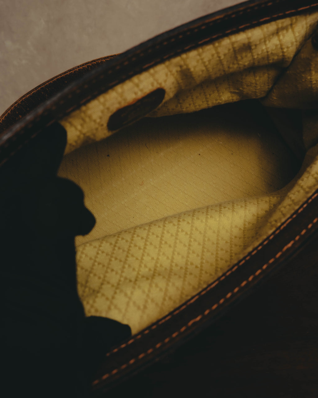 -SPECIAL- "GUCCI" 70's Micro GG suede turn-lock handbag