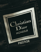 -SPECIAL- “Christian Dior MONSIEUR” 80’s-90’s satin peak-lapel tuxedo jacket