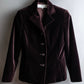 "BALENCIAGA" Velvet beautiful shaped tailored jacket