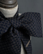"ARMANI COLLEZIONI" Repeated triangle motif silk neck tie