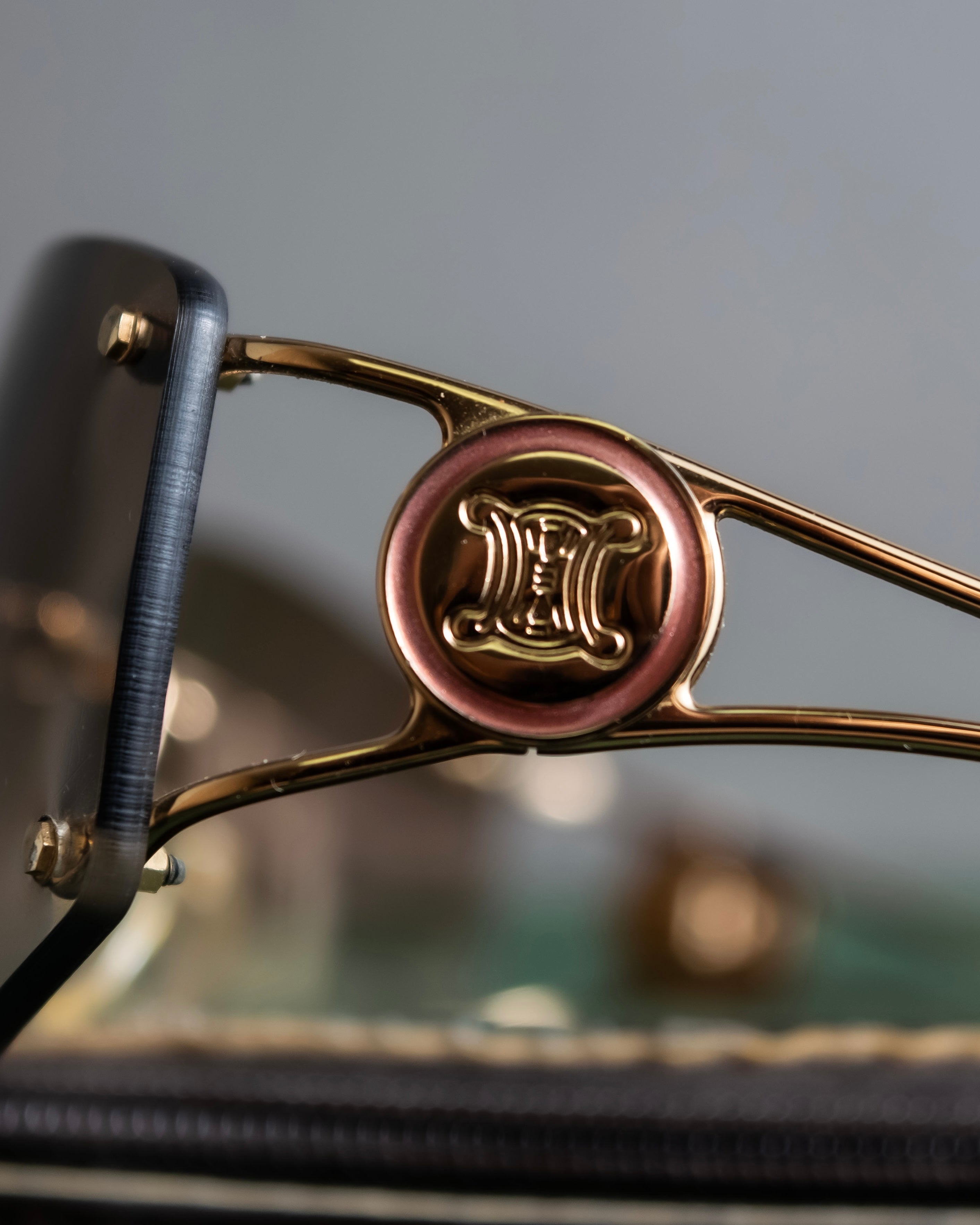 "CELINE" Round rimless macadam sunglasses