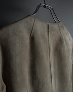 "LOUIS VUITTON" 00's Marc Jacobs period double-breasted suede coat