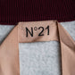 "Ｎ21 NUMERO VENTUNO" DREAM rhinestone design box silhouette
sweatshirt