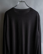 "BOTTEGA VENETA" High quality wool charcoal brown knit