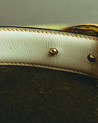 “Gucci” Leather reversible Double G belt