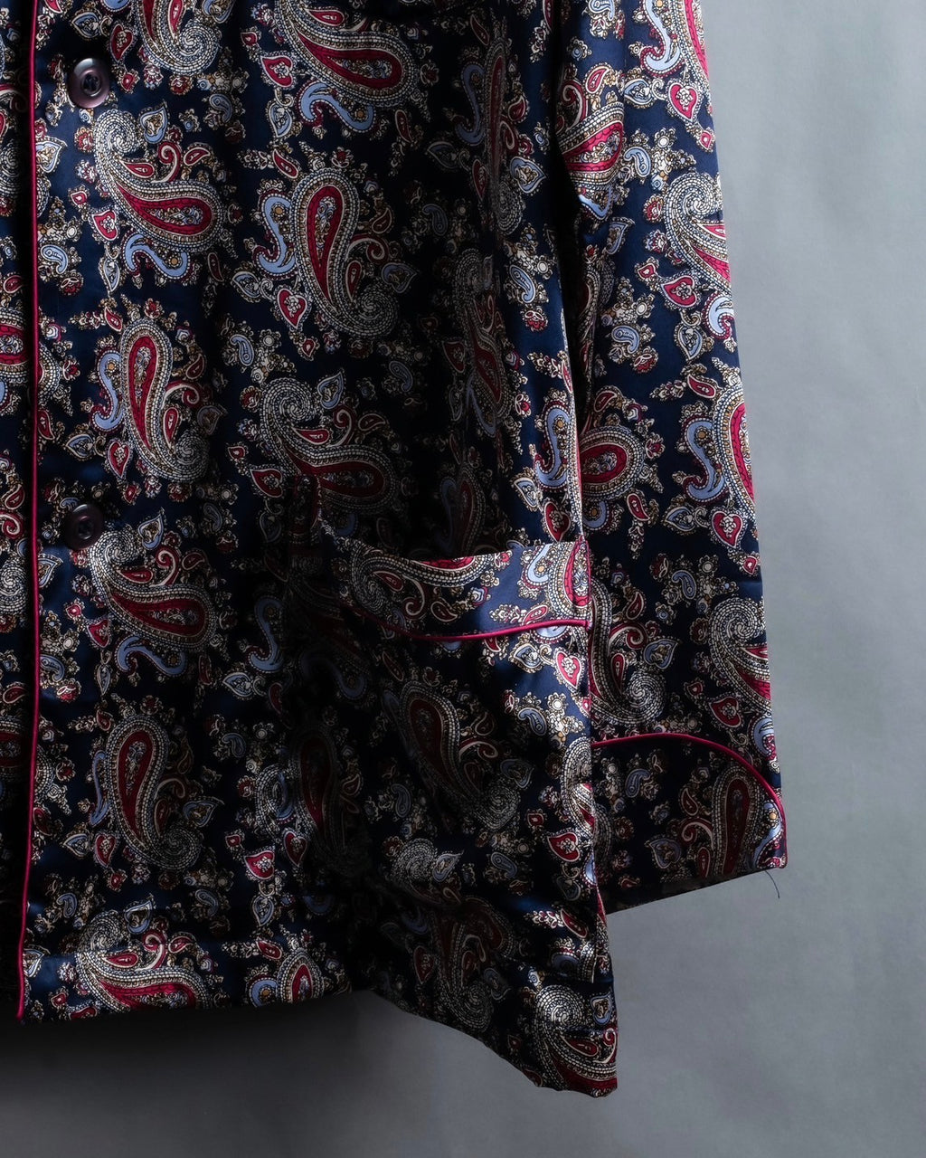 "Christian Dior" 100% silk paisley pajama set