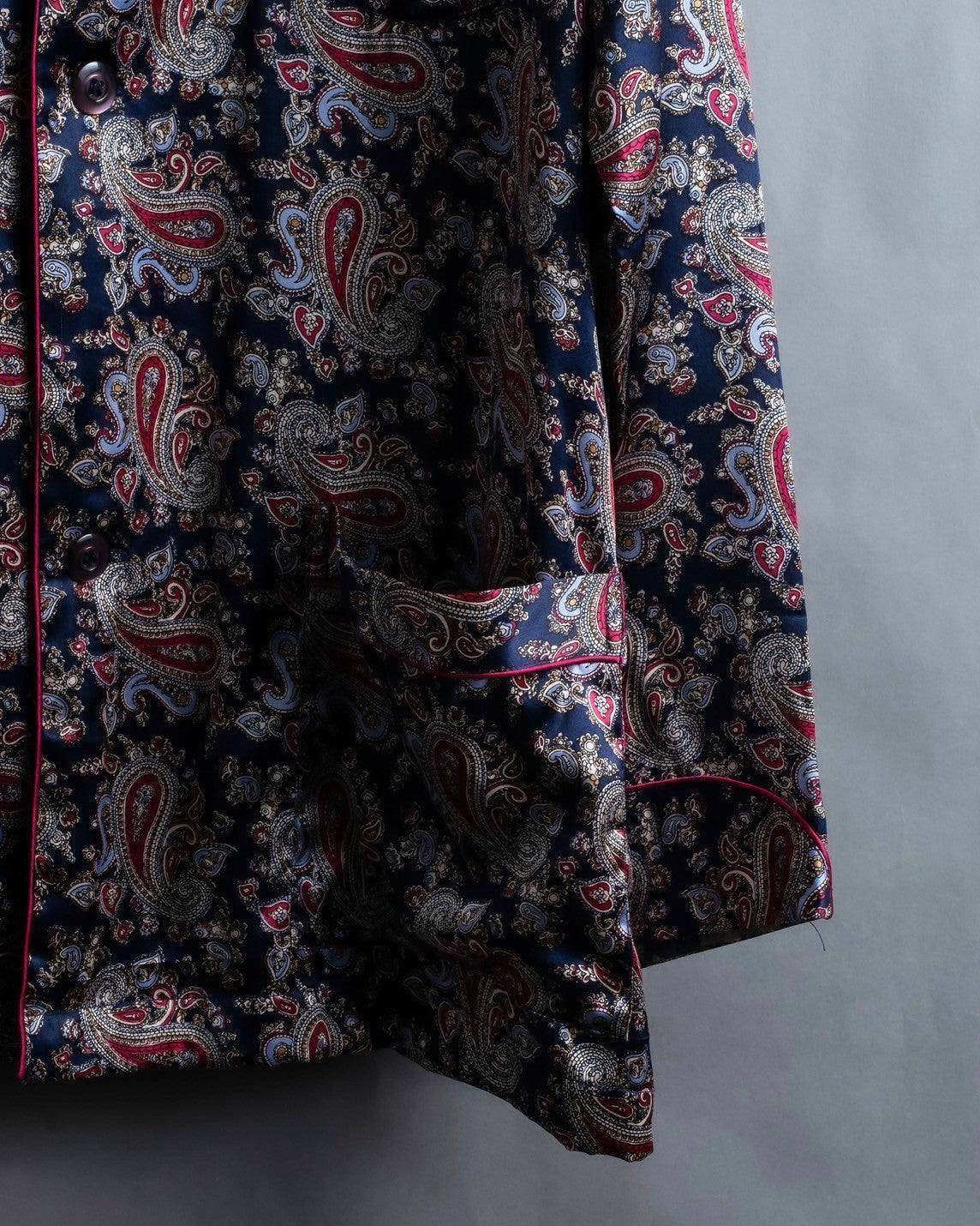 "Christian Dior" 100% silk paisley pajama set