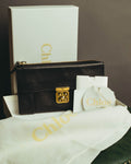 "Chloé" 2010's Black leather long wallet