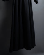 "tricot COMME des GARCONS" 90's Tailored collar belted long dress