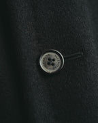 -SPECIAL- “VALENTINO” 2000’s Satin lapel single breasted wool coat