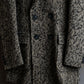 "LANVIN" Double breasted tweed chester coat