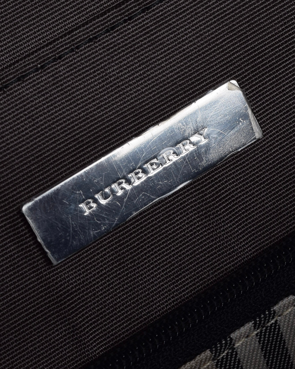 "BURBERRY" Saffiano leather mini boston bag