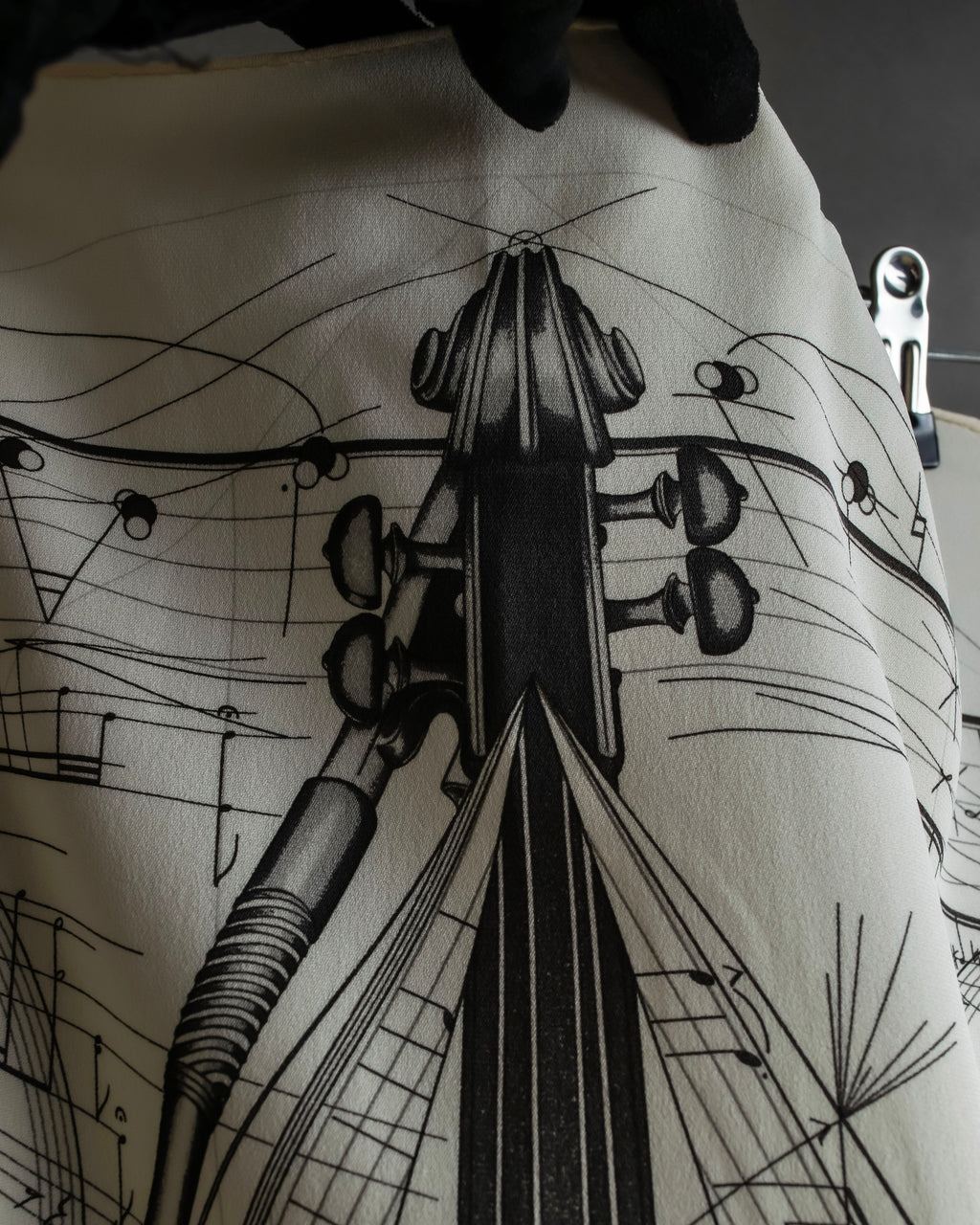 "HERMES" La Musique des Sphères Carre 90 silk scarf