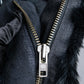 "HELMUT LANG" Fur docking denim switching design zipper best