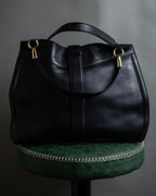 "Salvatore Ferragamo" Vertical gancini drawstring hobo bag