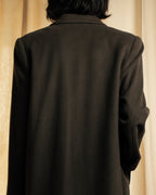 "Vintage 100% pure cashmere long chester coat"