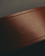 "Miu Miu" 2020's Sculptural wide leather belt