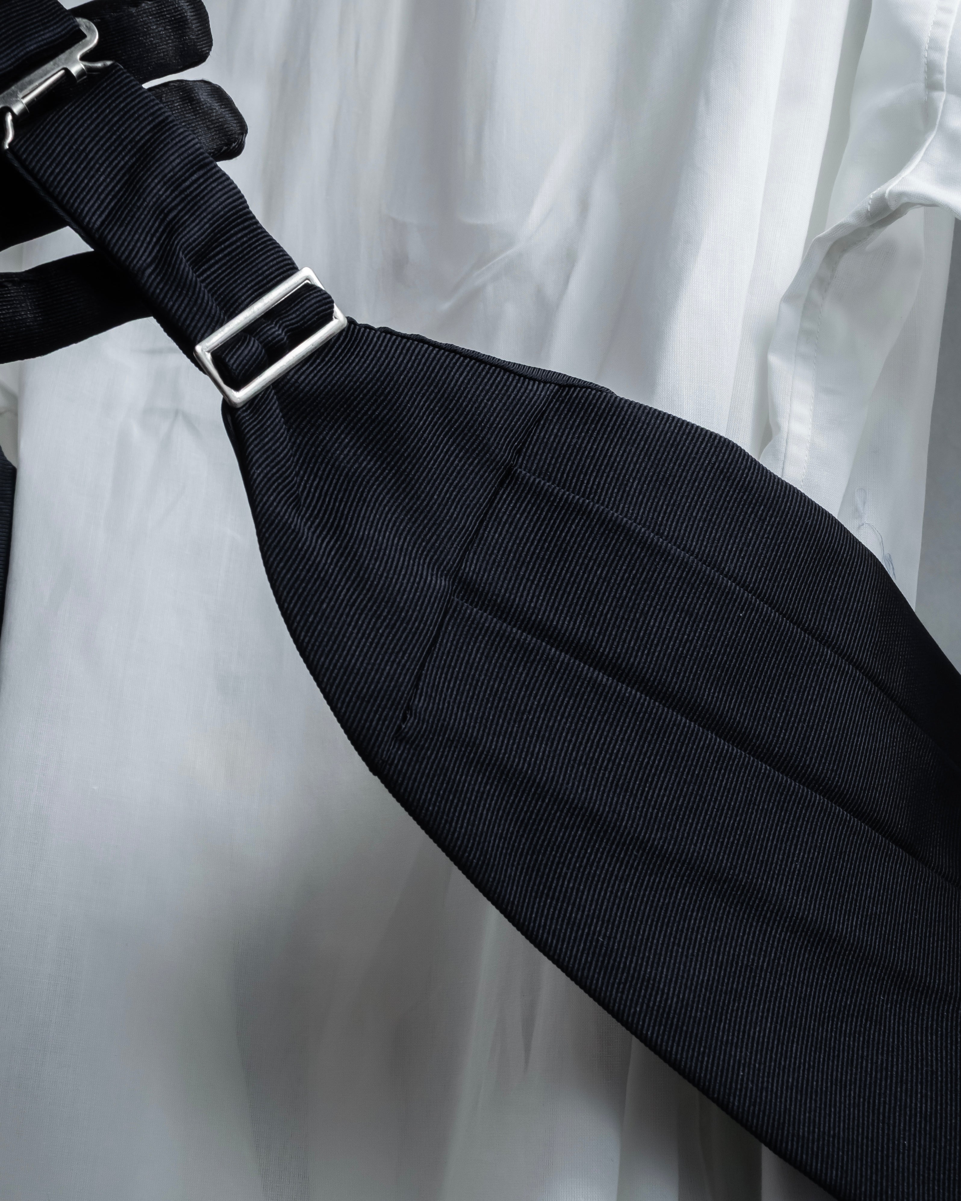 "GIORGIO ARMANI" Belt included bow tie dress shirt