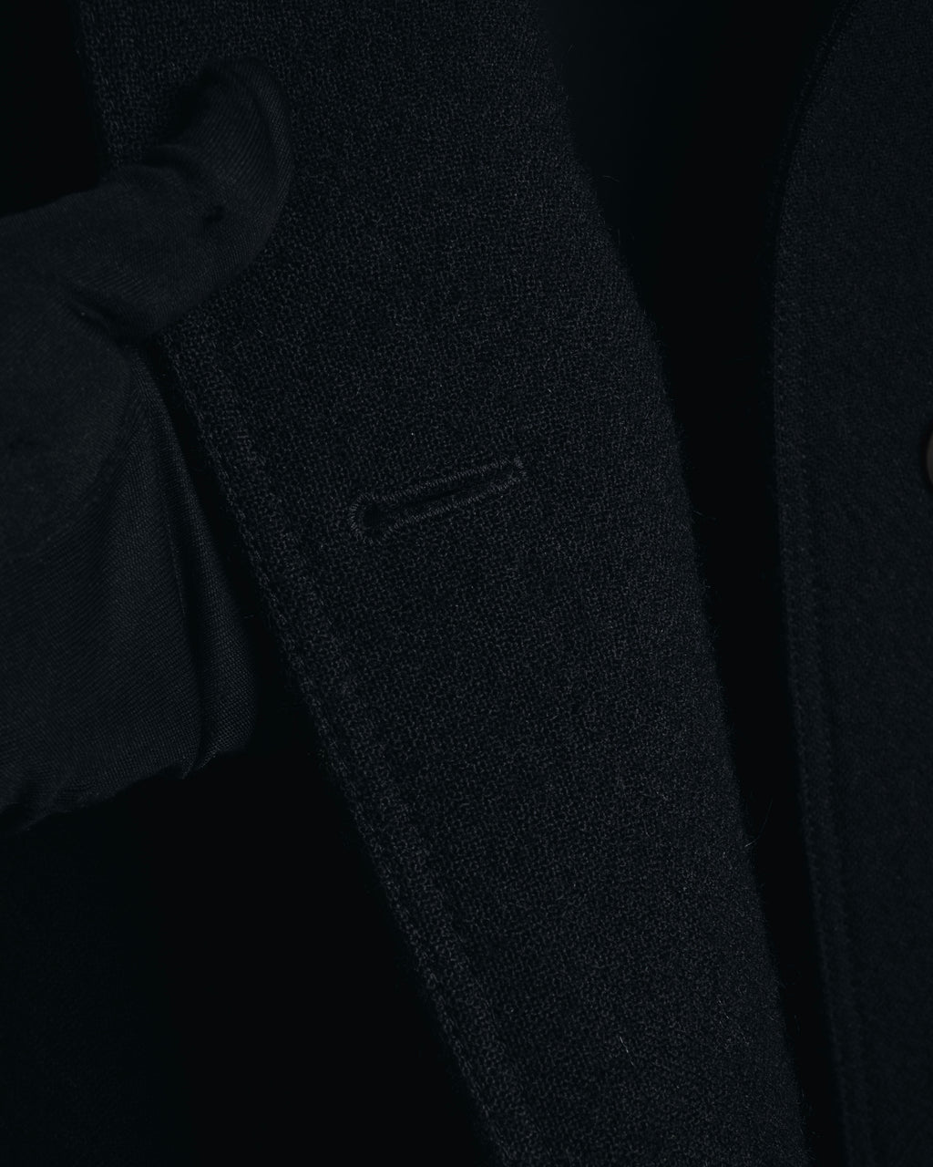 –SPECIALS– "LOEWE" 2017-2018 Minimal a-line calfskin piping coat