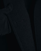 –SPECIALS– "LOEWE" 2017-2018 Minimal a-line calfskin piping coat