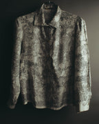 "Hermès" 70's-80's Scarf print shirt