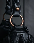 -SPECIAL- “miu miu” 2008-2012 Matelassé braided handle hobo bag