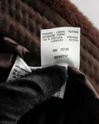 "Max Mara" Alpaca wool belted stand collar long coat
