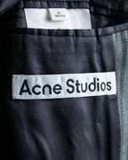 "Acne Studios" Antique design long striped coat