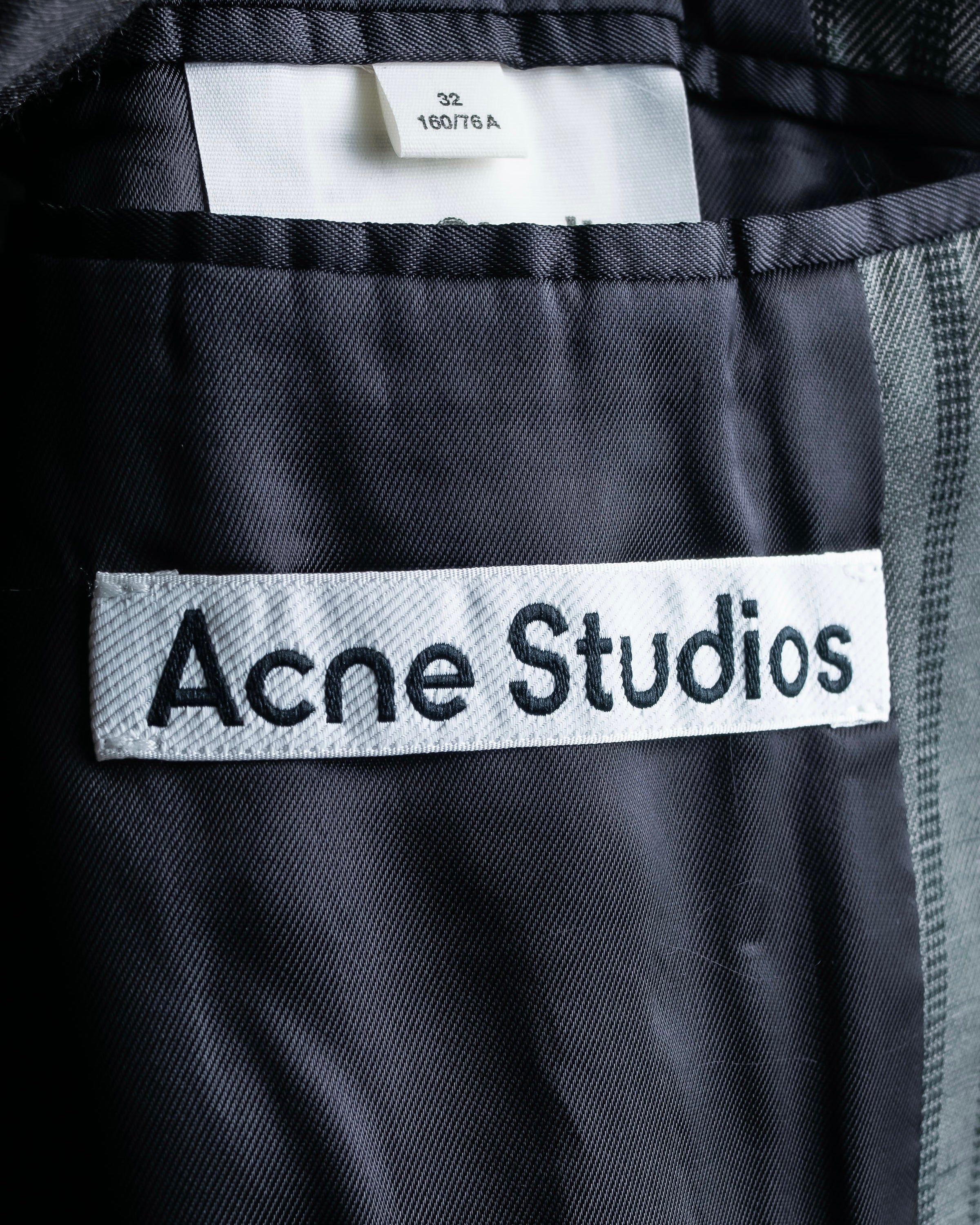 "Acne Studios" Antique design long striped coat