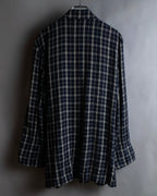 "Vintage windowpane tailored jacket"