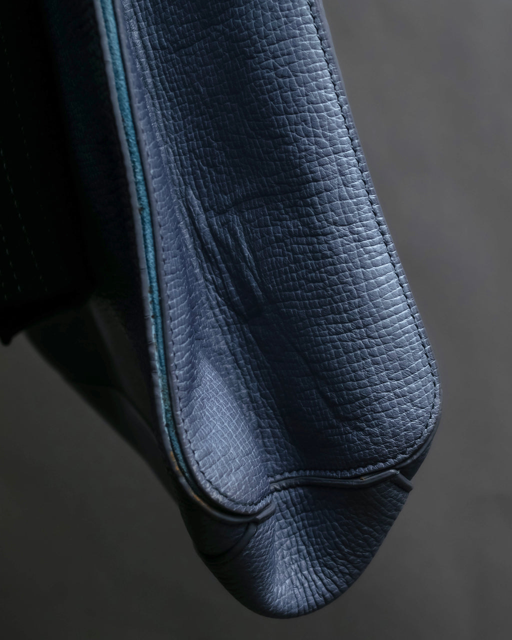 “JIL SANDER” beautiful sky blue leather shoulder bag