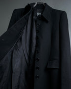 "GIANFRANCO FERRE" Multiple button sequences shaped long coat