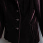 "BALENCIAGA" Velvet beautiful shaped tailored jacket